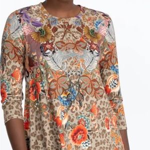 Johnny Was Astrid Tunic, NWOT, XL